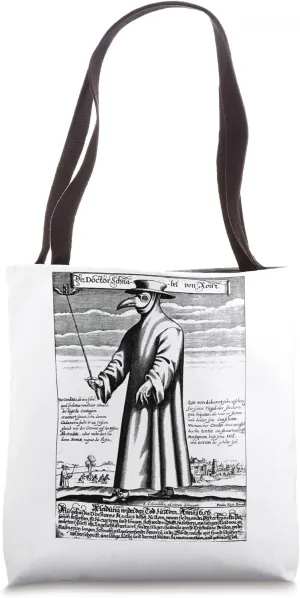 Plague Doctor vintage Middle Age Medicines Medical Students Tote Bag