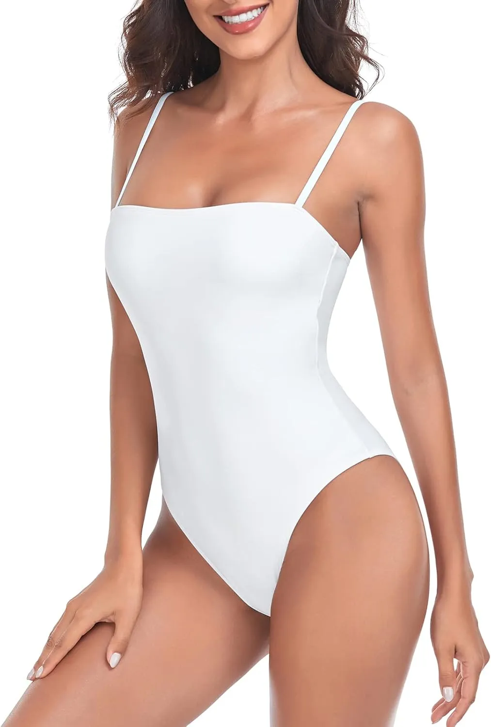 RELLECIGA Women's Bandeau One Piece Swimsuits