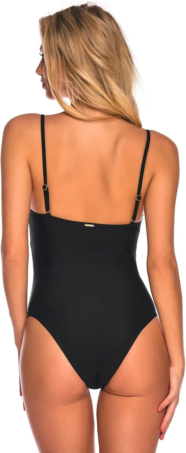 RELLECIGA Women's Bandeau One Piece Swimsuits