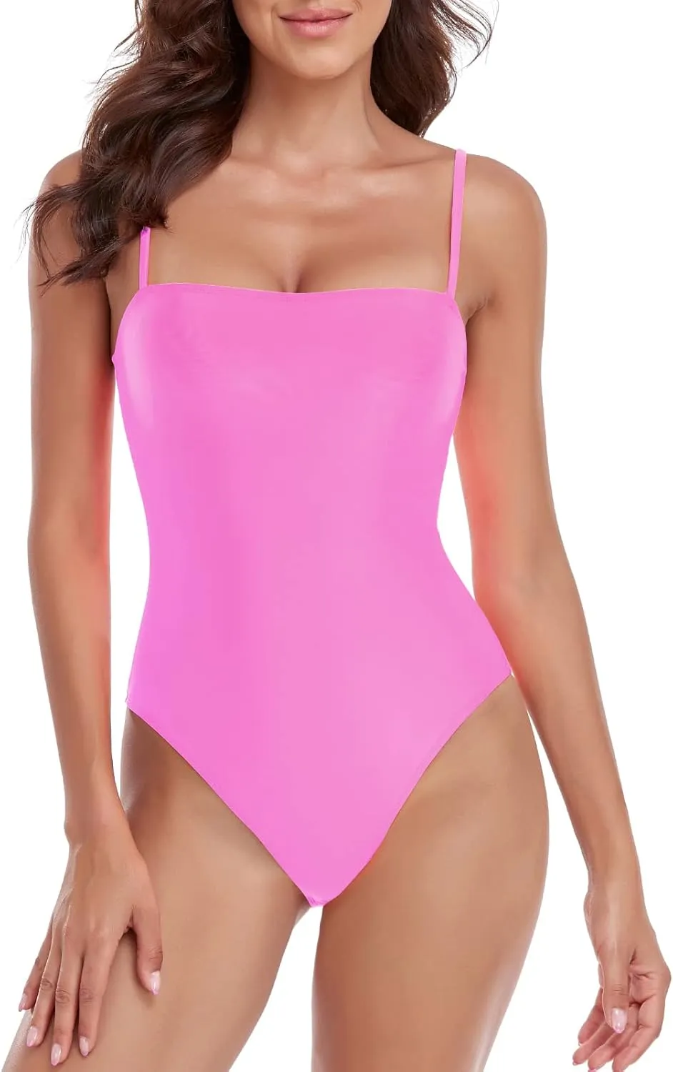 RELLECIGA Women's Bandeau One Piece Swimsuits