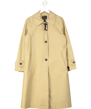 River Island Beige Single Breasted Trench Coat UK 10