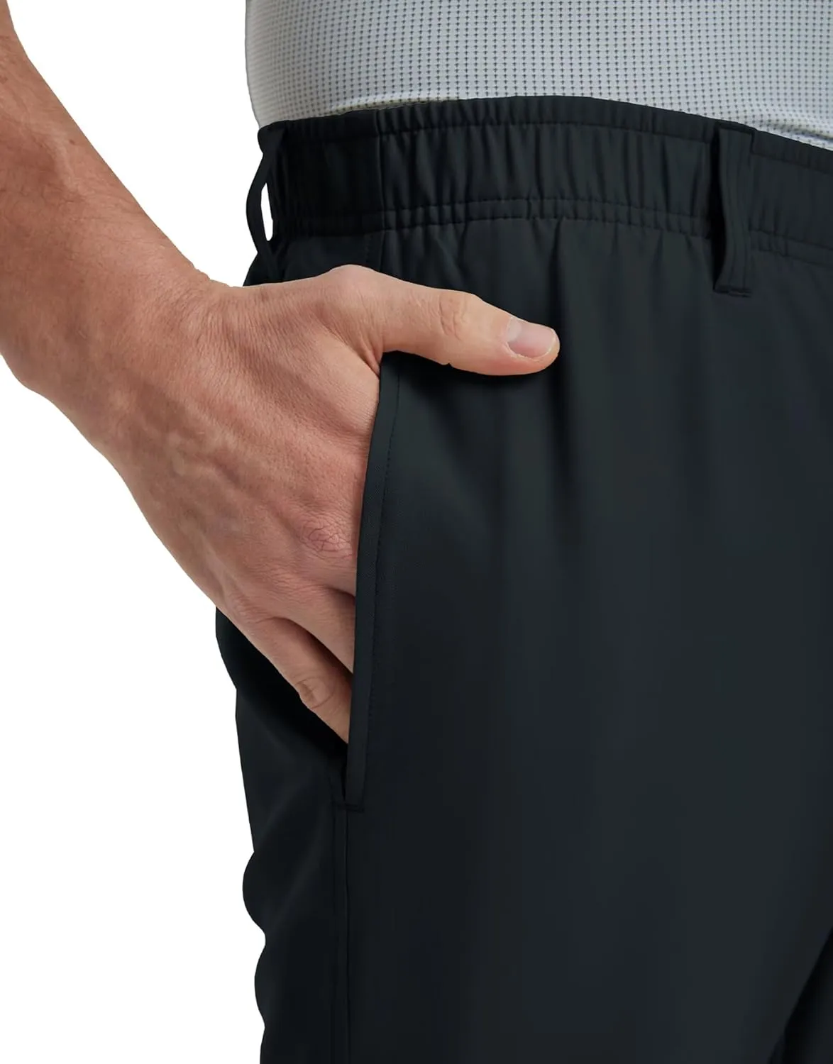Rouen Golf Pants Men Lightweight Quick Dry - 30"/32"/34" Stretch Water-Resistant Casual Flat Front Mens Dress Pants Pockets