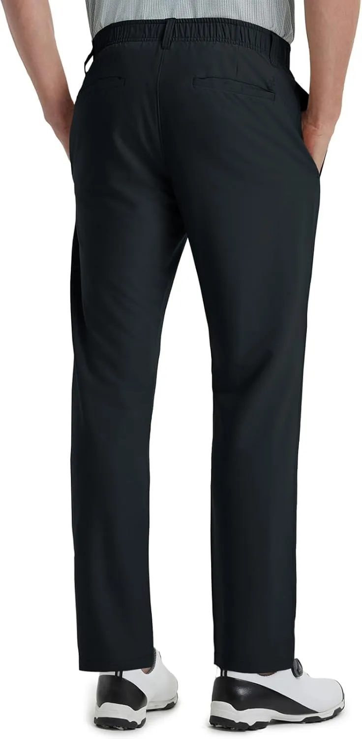 Rouen Golf Pants Men Lightweight Quick Dry - 30"/32"/34" Stretch Water-Resistant Casual Flat Front Mens Dress Pants Pockets