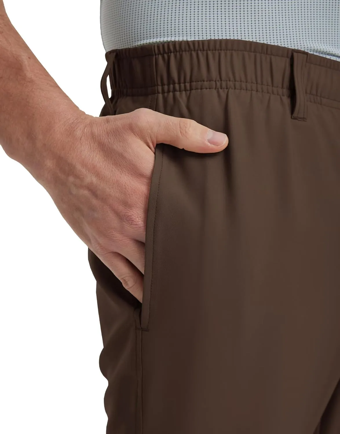 Rouen Golf Pants Men Lightweight Quick Dry - 30"/32"/34" Stretch Water-Resistant Casual Flat Front Mens Dress Pants Pockets