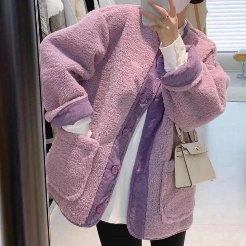 Seasonal SpecialsSolid Button Down Coats with Pockets