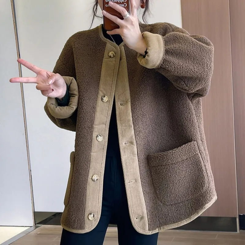 Seasonal SpecialsSolid Button Down Coats with Pockets