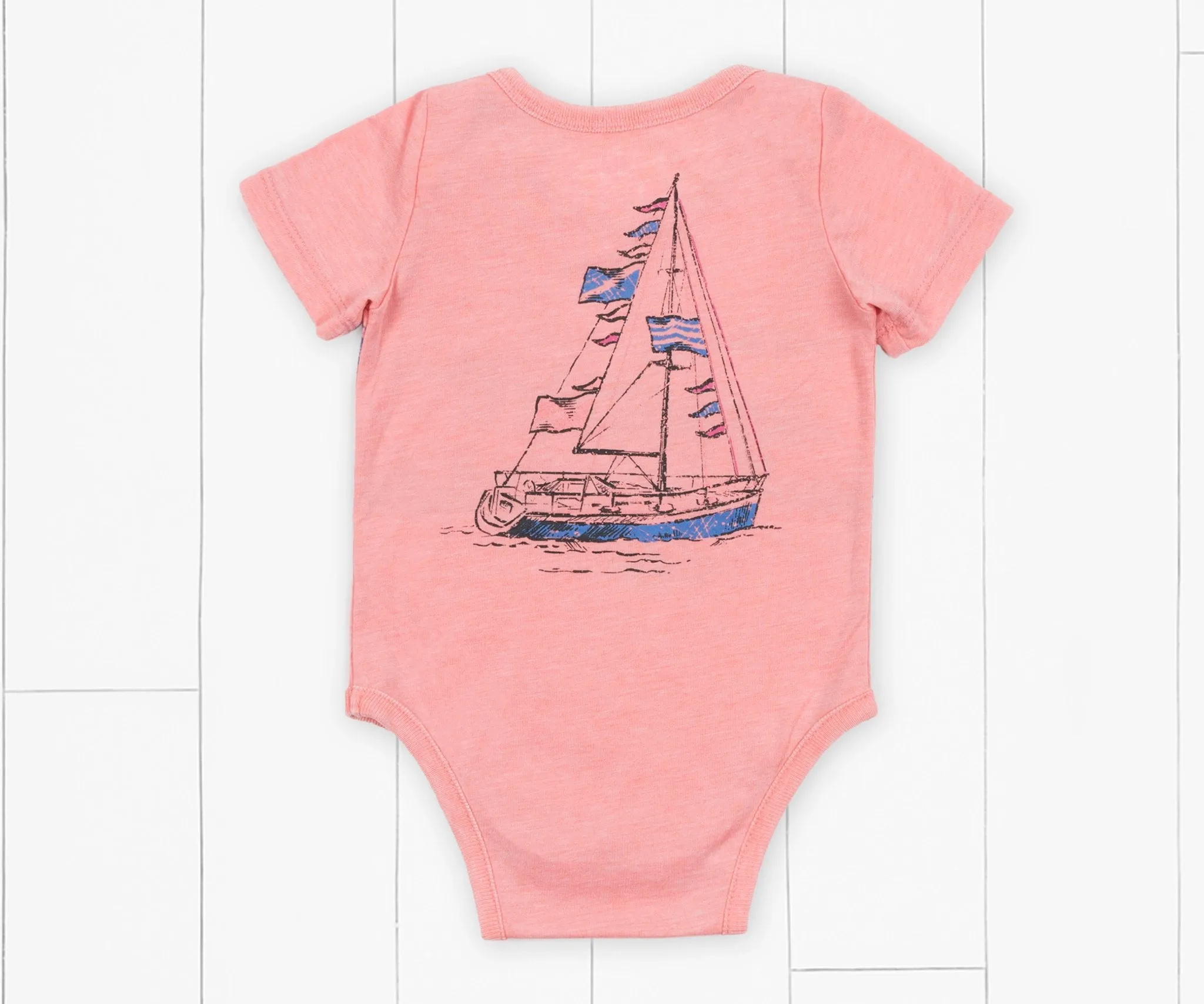 SEAWASH Snap Onesie - Spring Break