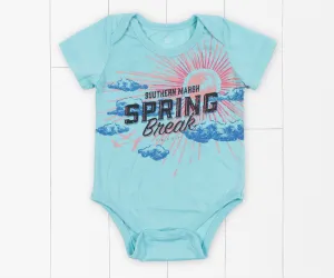 SEAWASH Snap Onesie - Spring Break