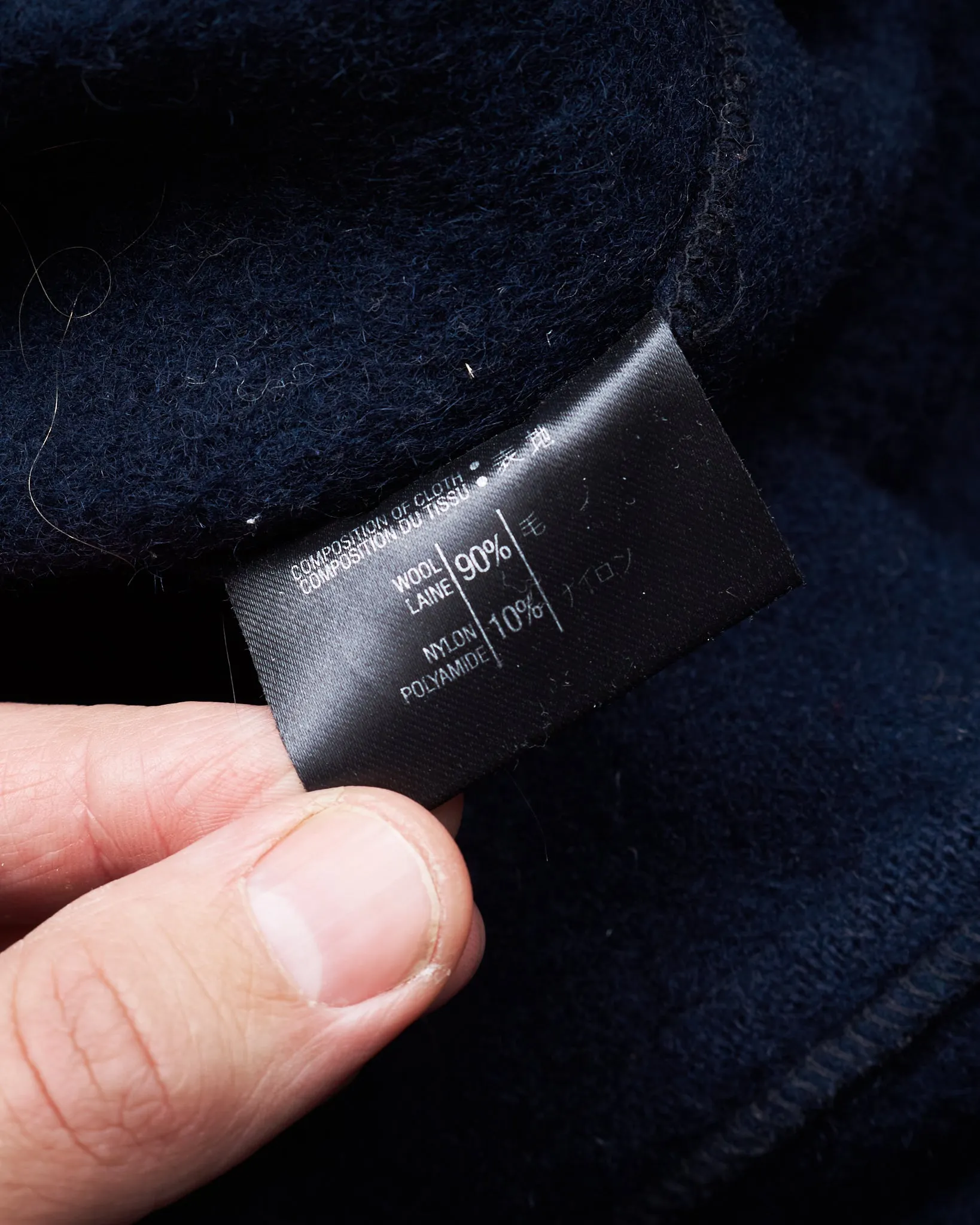Second Hand Gloverall Wool Duffle Coat Navy Size US 36 / EU 46