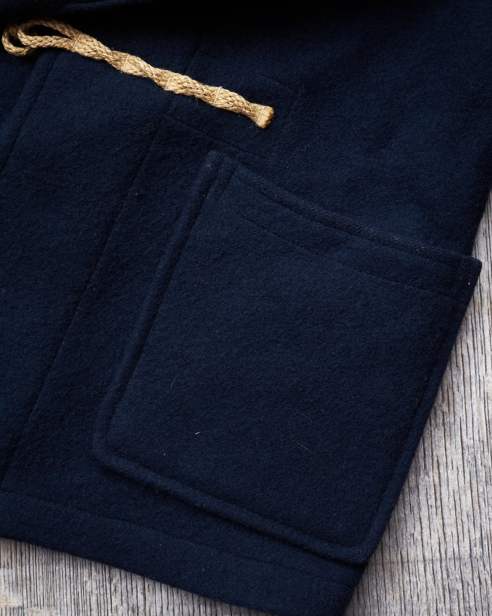 Second Hand Gloverall Wool Duffle Coat Navy Size US 36 / EU 46