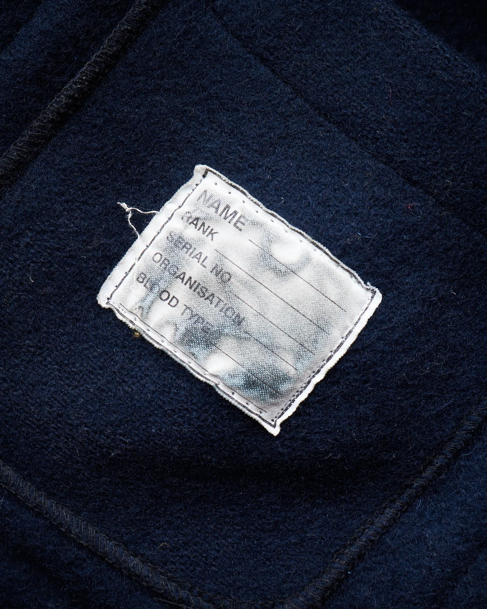 Second Hand Gloverall Wool Duffle Coat Navy Size US 36 / EU 46