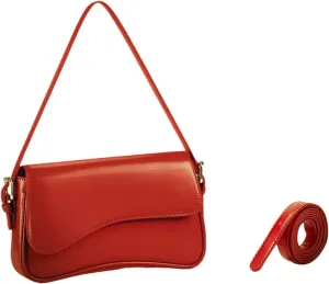 Shoulder Bag for women,Waterproof PU Clutch Purses Handbag with 2 Detachable Strap Crossbody Bags for Travel/Shopping