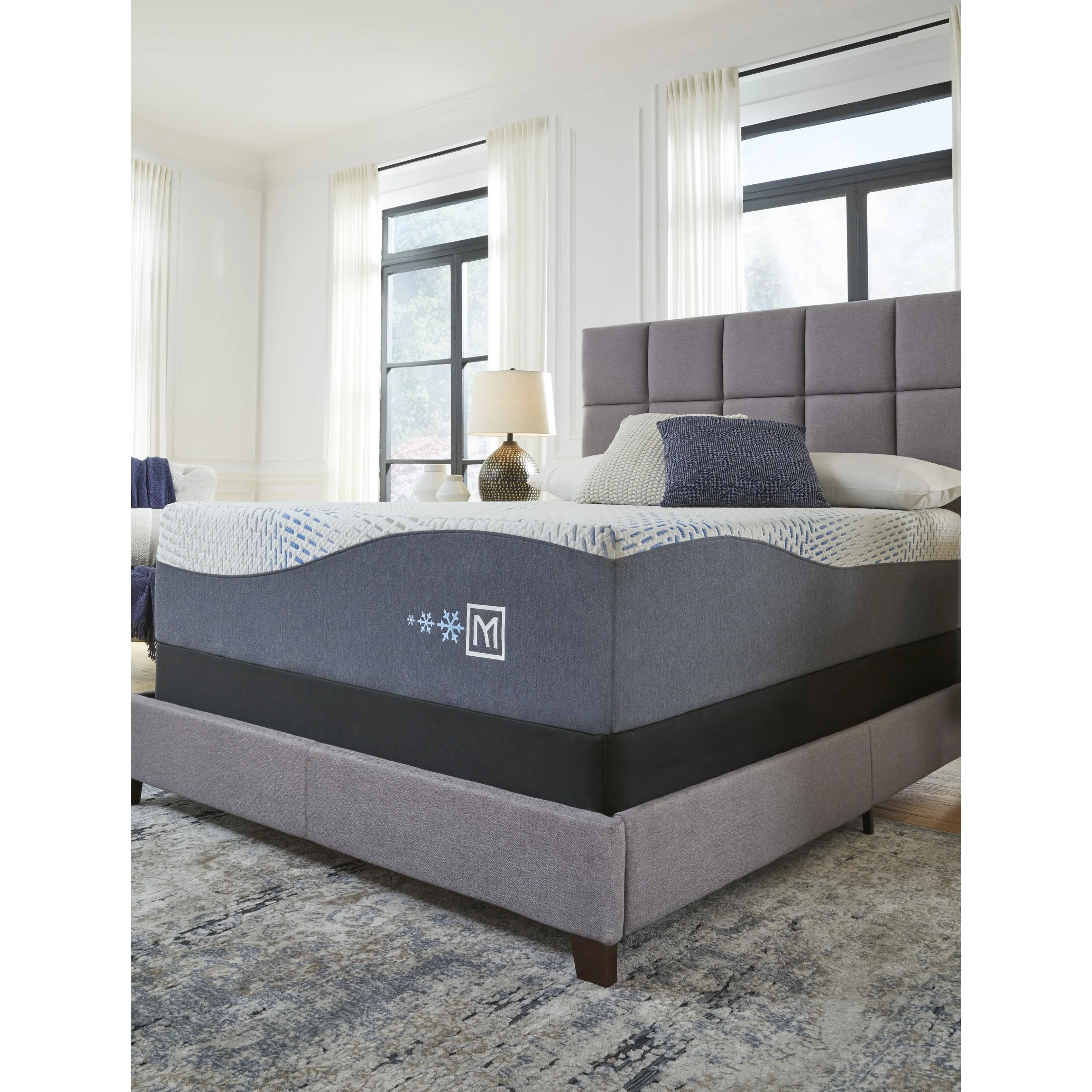 Sierra Sleep Millennium Cushion Firm Gel Memory Foam Hybrid M50731 Queen Mattress