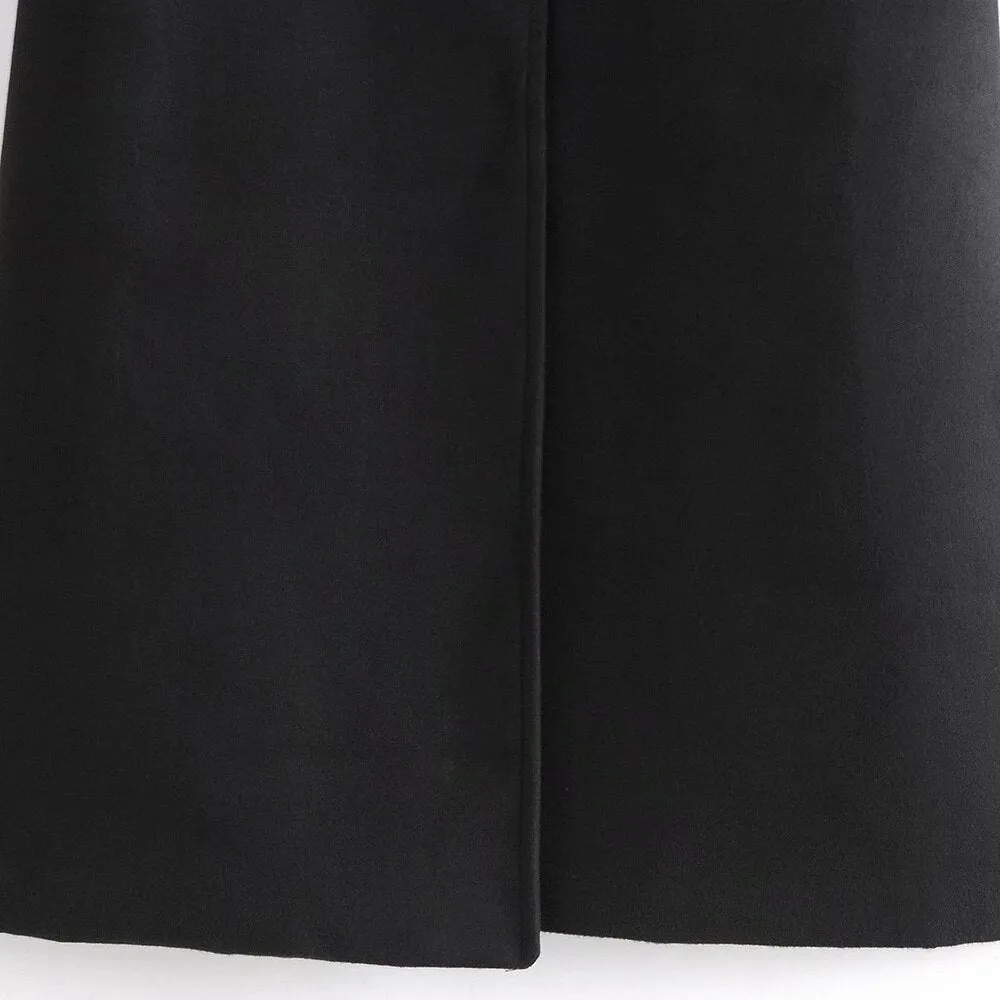SINGLE BREASTED WOOLEN COAT