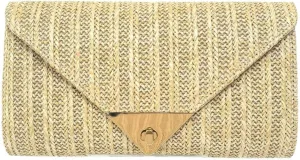 Straw Clutch Purse for Women Envelope Evening Bag Summer Beach Satchel Purse Woven Crossbody Bag for Travel Party