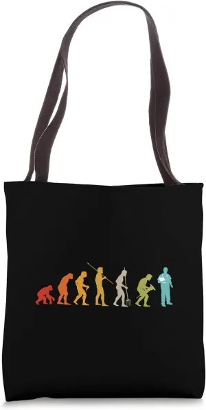Surgeon Evolution Retro Surgery Medicine Doctor Hospital Tote Bag