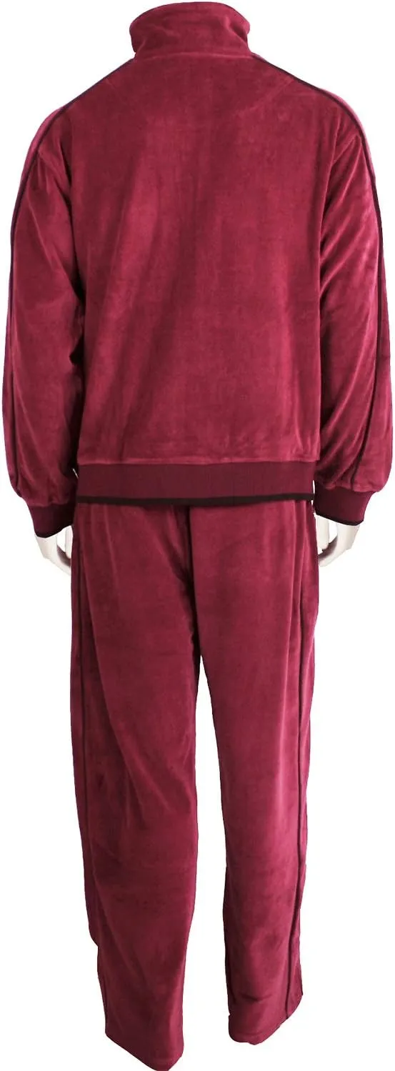 Sweatsedo Mens Velour Tracksuit