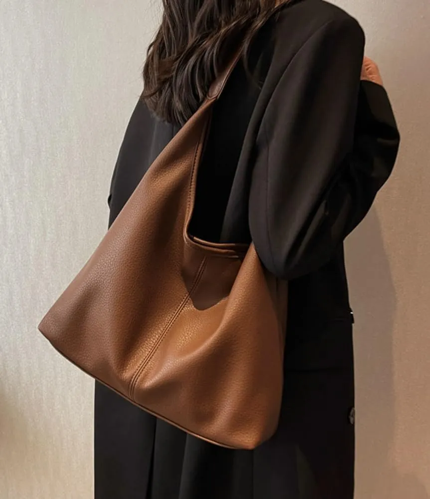 Tote Bag for Women Vegan Leather Shoulder Bags Large Satchel and Purse 2 Piece Handbag Dating Work Shopping