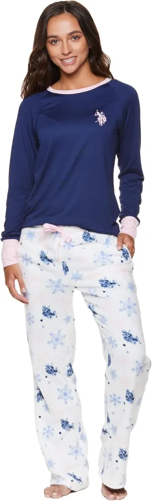 U.S. Polo Assn. Womens Pajama Sets, Pajama Sets for Women 2 Piece, Ladies Pajamas