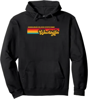 Washington SADDLEBAG ISLAND State Park Pullover Hoodie