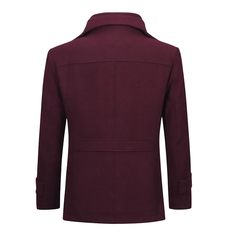 West Louis Double Collar Single Breasted Coat