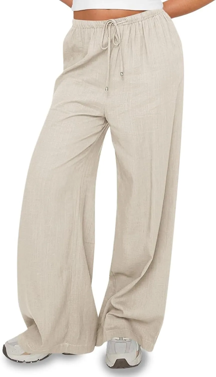 Wide Leg Pants for Women, Straight Leg Pants Baggy Wide High Waisted