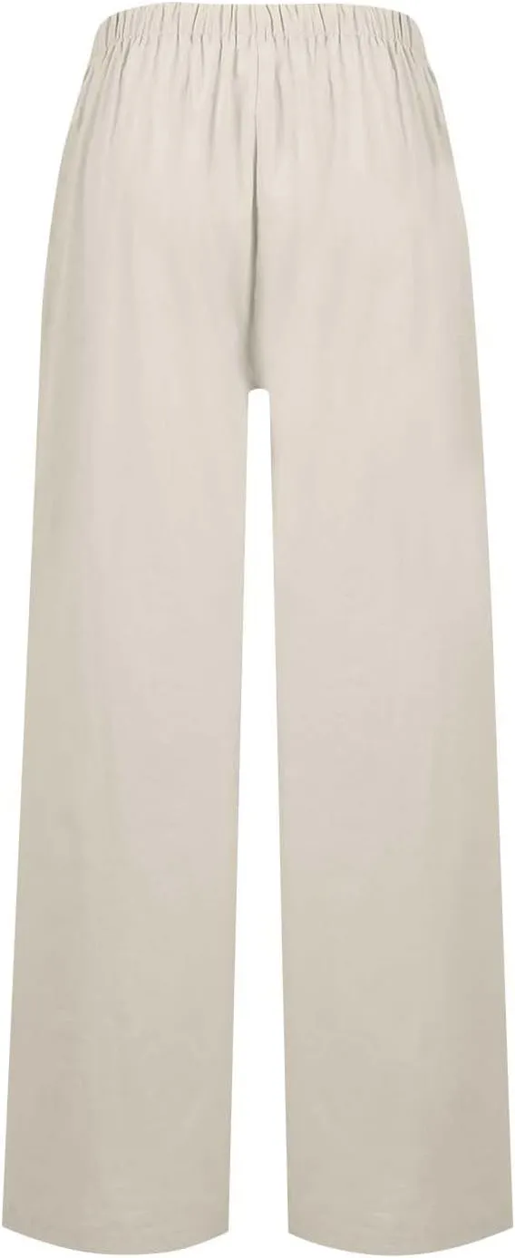 Wide Leg Pants for Women, Straight Leg Pants Baggy Wide High Waisted