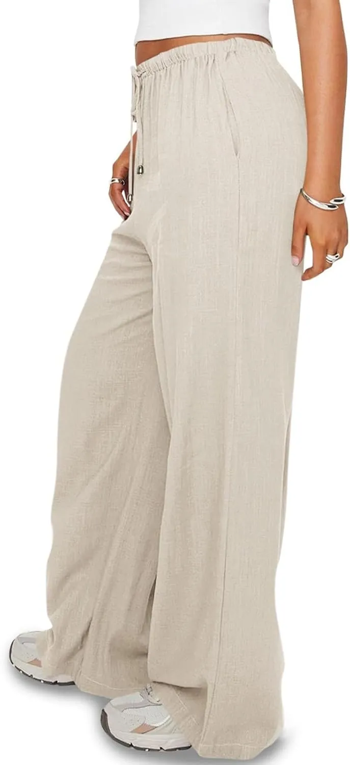 Wide Leg Pants for Women, Straight Leg Pants Baggy Wide High Waisted