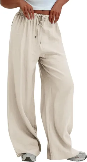 Wide Leg Pants for Women, Straight Leg Pants Baggy Wide High Waisted