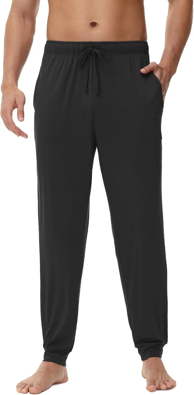 WiWi Men' s Pajama Pants Sports Bottoms Sleep Pant with Pockets-Viscose from Bamboo S-XXL