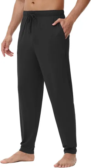 WiWi Men' s Pajama Pants Sports Bottoms Sleep Pant with Pockets-Viscose from Bamboo S-XXL