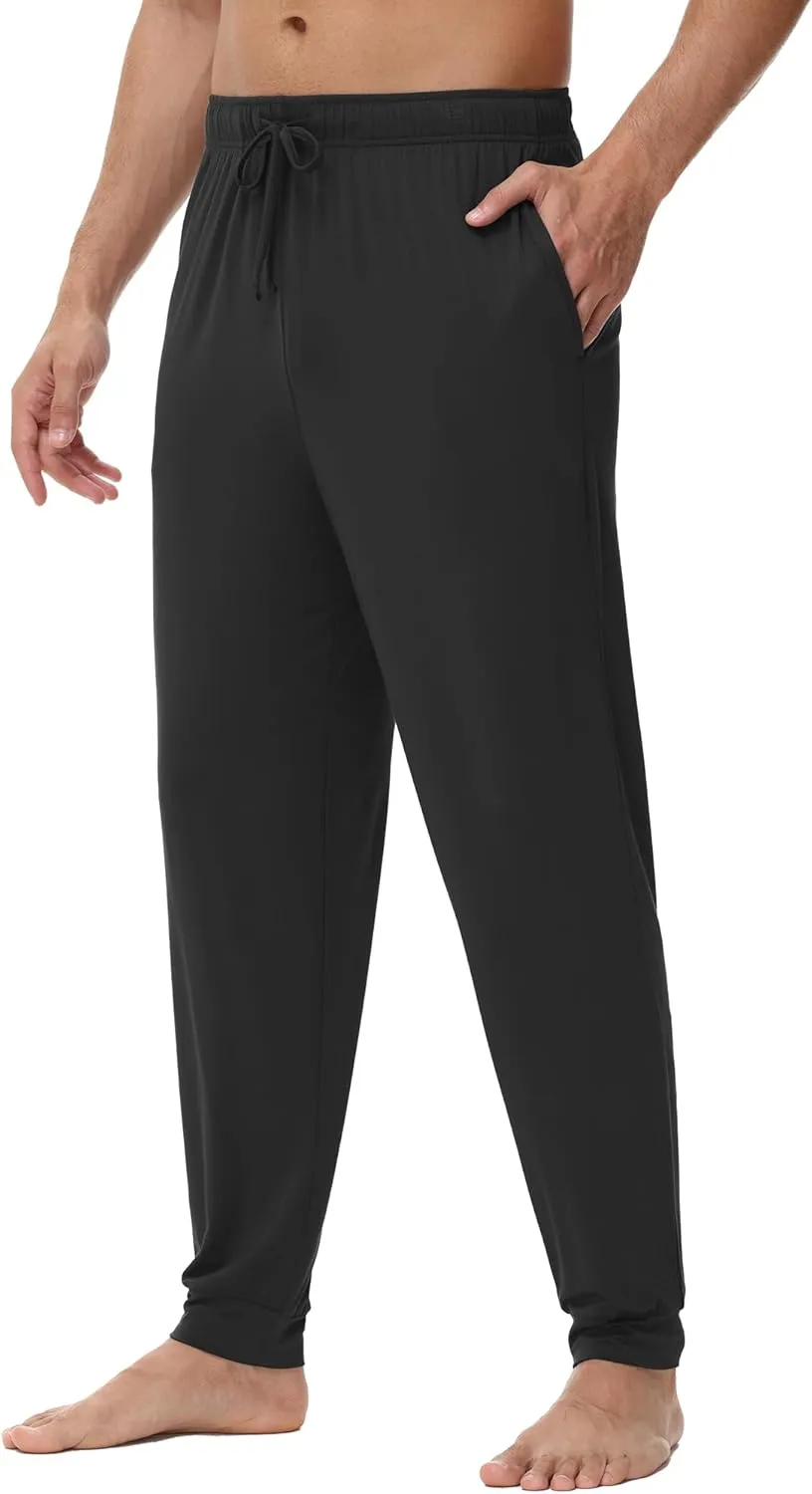 WiWi Men' s Pajama Pants Sports Bottoms Sleep Pant with Pockets-Viscose from Bamboo S-XXL
