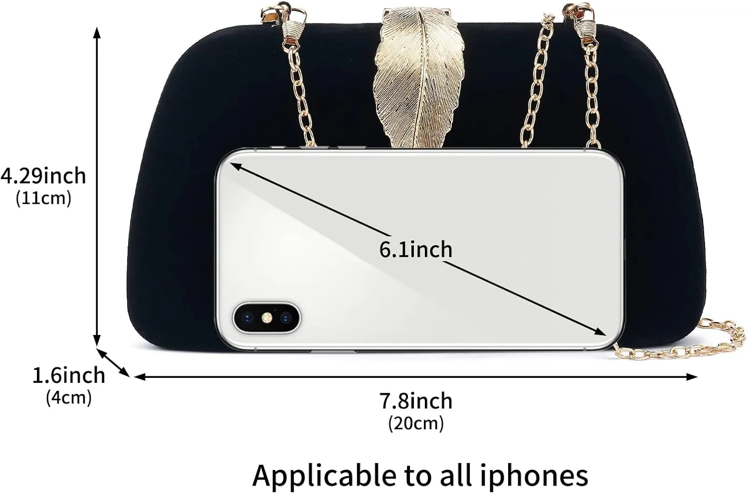 Women Clutch Bag Evening bag Fringed Evening Handbag,Lady Party Wedding Clutch Purse Chain Shoulder Cross Body Bag