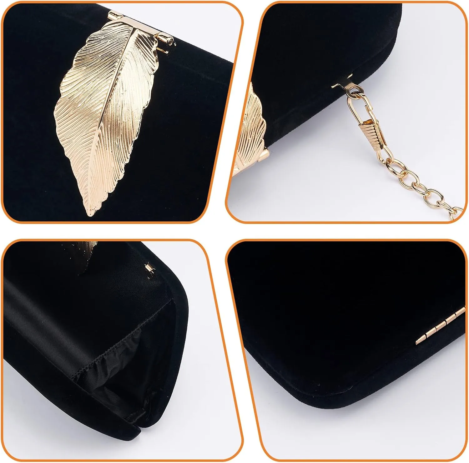 Women Clutch Bag Evening bag Fringed Evening Handbag,Lady Party Wedding Clutch Purse Chain Shoulder Cross Body Bag