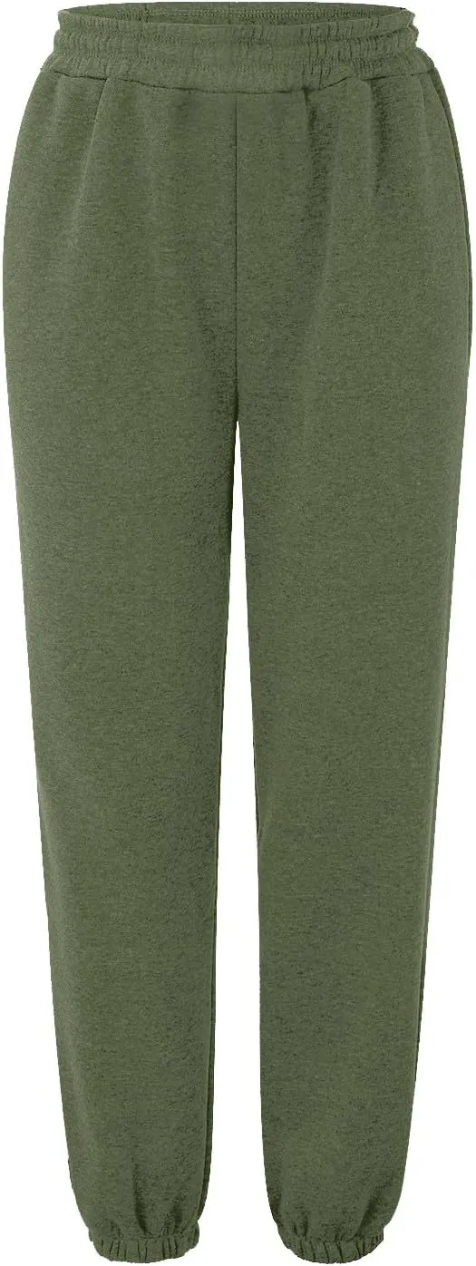 Women Linen Blend Summer Printed Pant Trousers Elastic Waist Lounge Pants Slim-Fit Palazzo Lounge Pants Beach