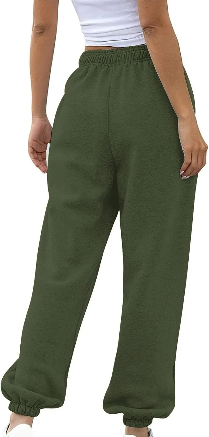 Women Linen Blend Summer Printed Pant Trousers Elastic Waist Lounge Pants Slim-Fit Palazzo Lounge Pants Beach
