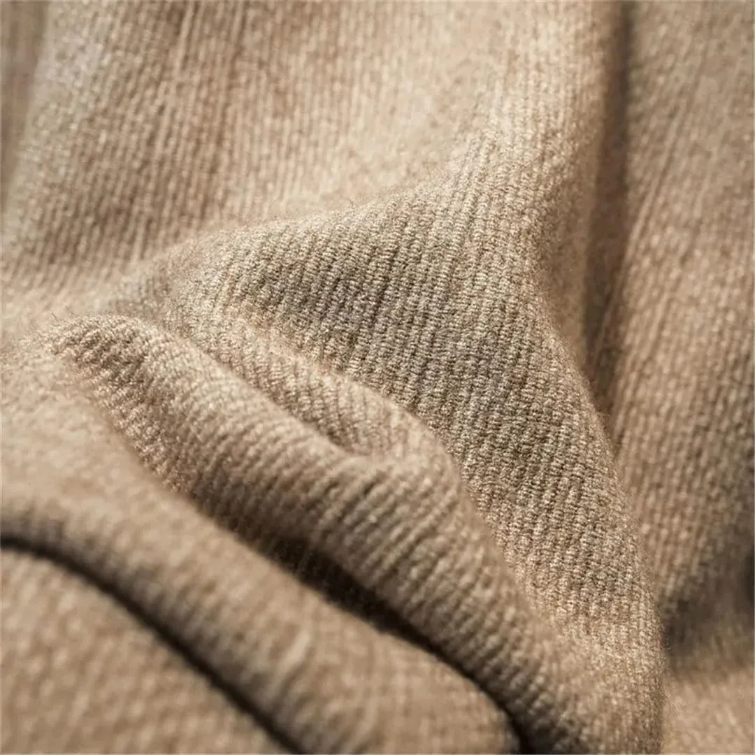 Women's Autumn Knitted Pleated Skirt Midi Elastic High Waist A-Line Sweater Skirt Winter Wool Long Mom Skirt