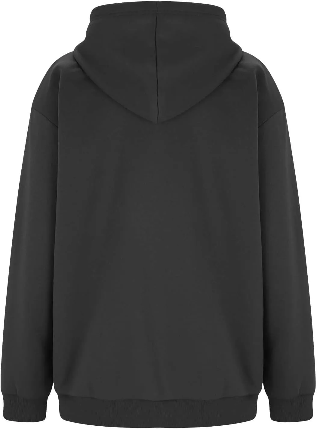 Women's Long Sleeve Hoodie Full Zip Up Hooded Sweatshirts Solid Pockets Jacket Trendy Daily Party Shacket for Women
