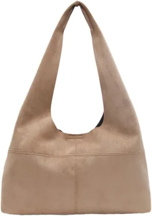 Women's Retro Tote Bags Vegan Leather Slouchy Bag Hobo Handbag Suede PU Purse Bag Work Office Handbag 2024