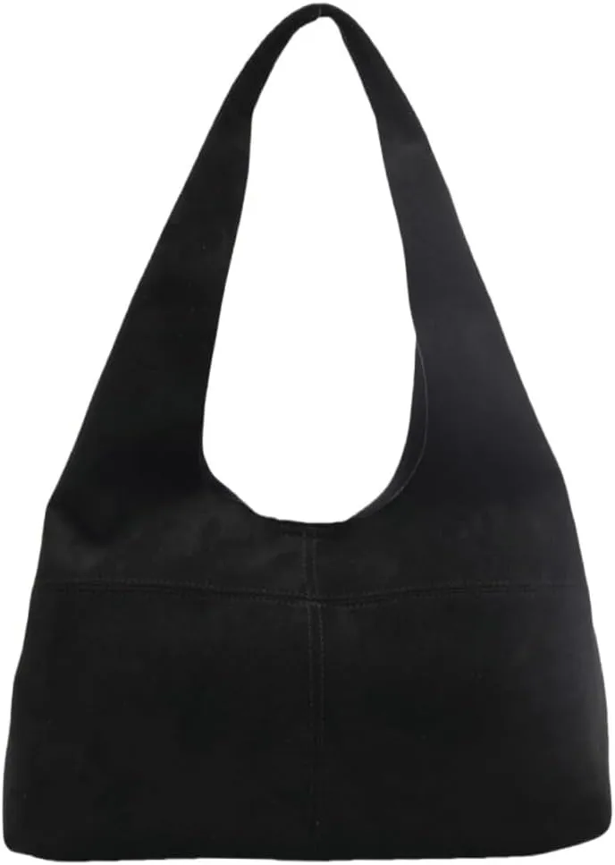 Women's Retro Tote Bags Vegan Leather Slouchy Bag Hobo Handbag Suede PU Purse Bag Work Office Handbag 2024