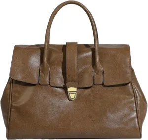Women's Top Handle Bag Small Tote Bag Underarm Vegan Leather Handbag Purse Shoulder Satchel Bag Work Travel Dating