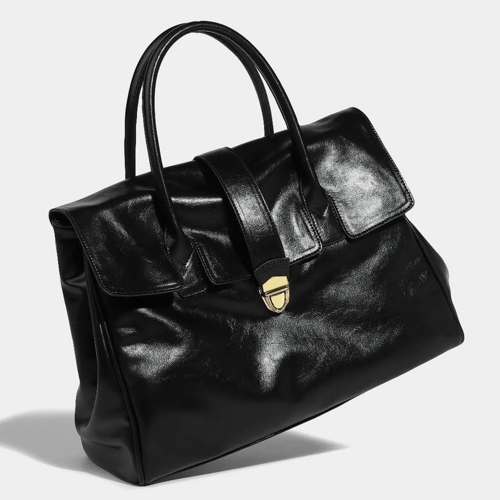 Women's Top Handle Bag Small Tote Bag Underarm Vegan Leather Handbag Purse Shoulder Satchel Bag Work Travel Dating